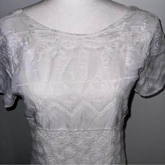Abercrombie & Fitch Dress lace boho white dress size small - Picture 3 of 13